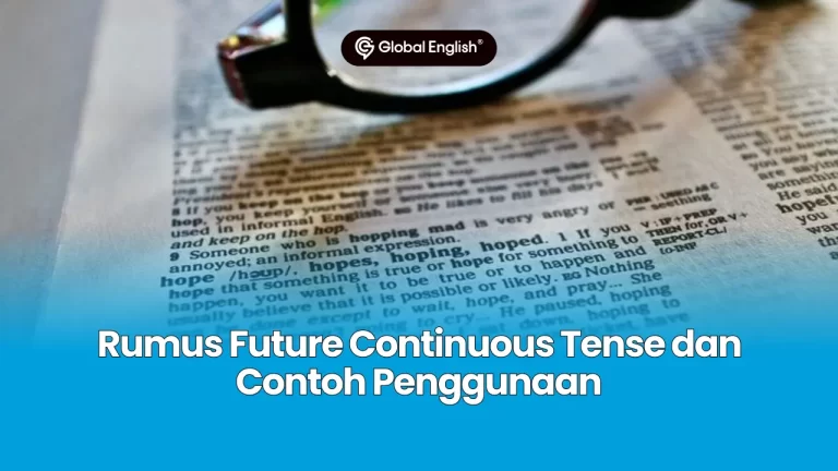 Rumus Future Continuous Tense