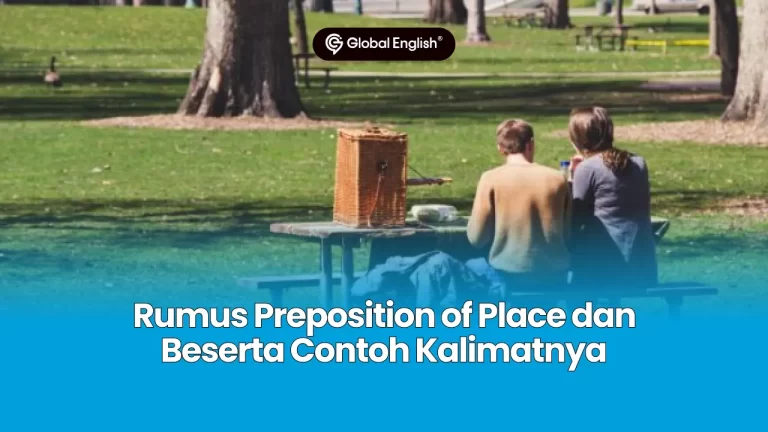 Rumus Preposition of Place