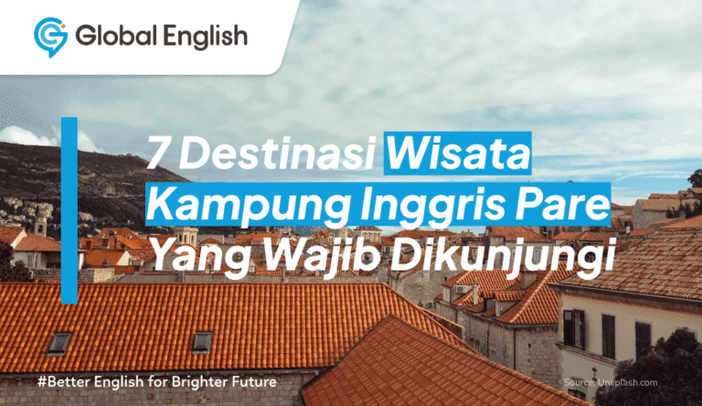 ilustrasi wisata kampung inggris pare