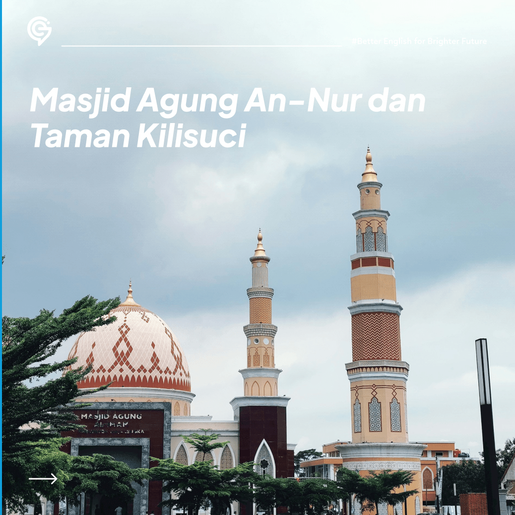 ilustrasi wisata kampung inggris pare