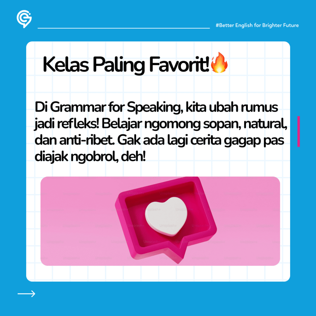 ilustrasi 7 kelas grammar di kampung inggris