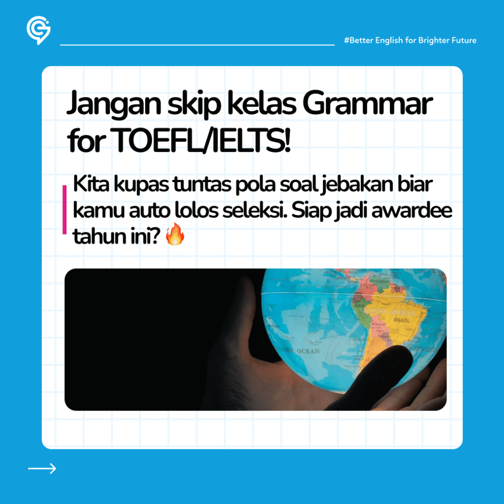 ilustrasi 7 kelas grammar di kampung inggris