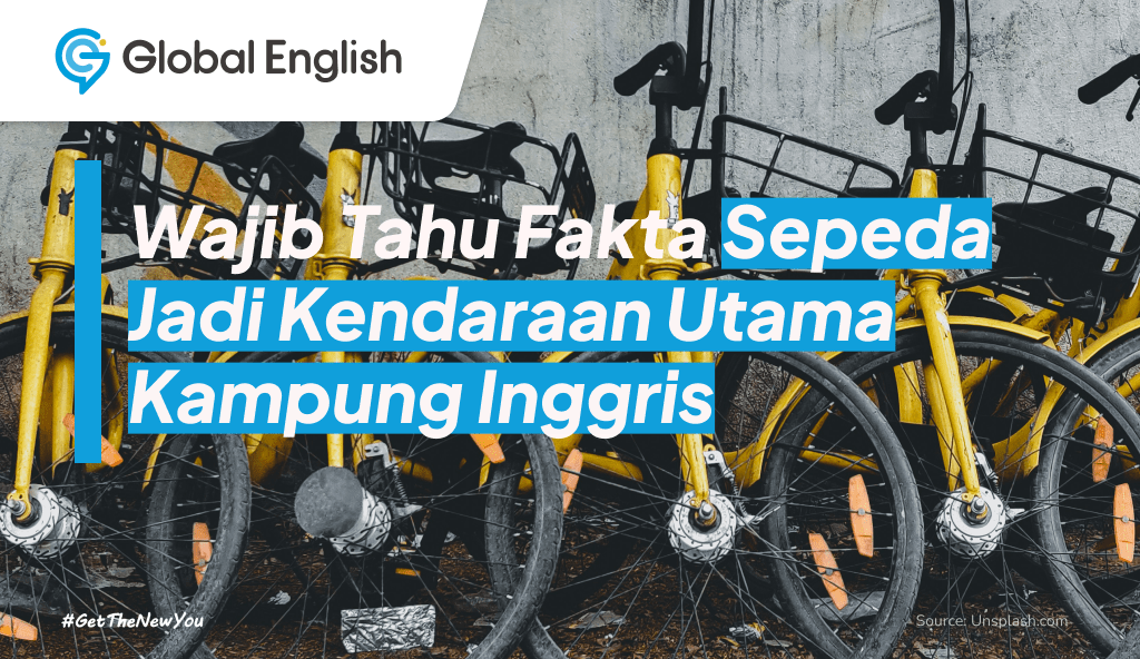 ilustrasi Sepeda Jadi Kendaraan Utama Kampung Inggris