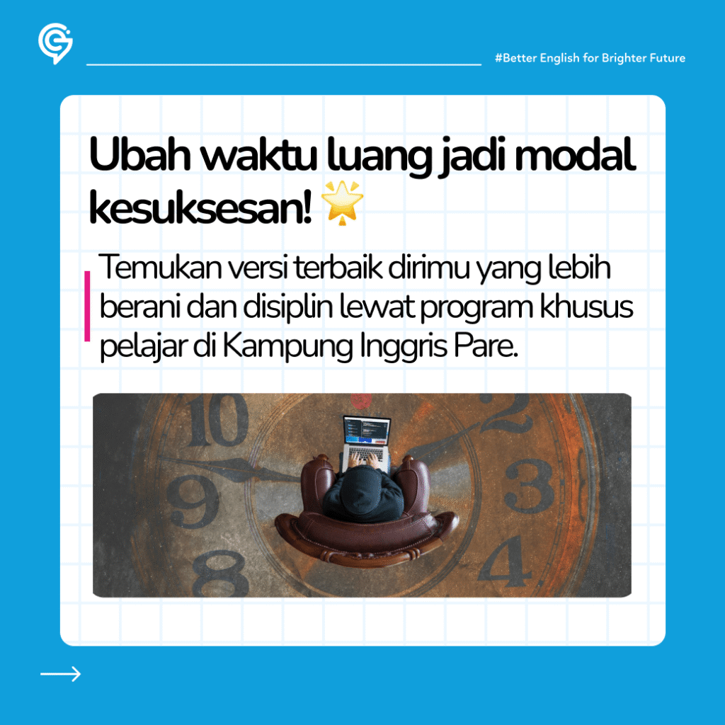 ilustrasi kampung inggris untuk anak SMA