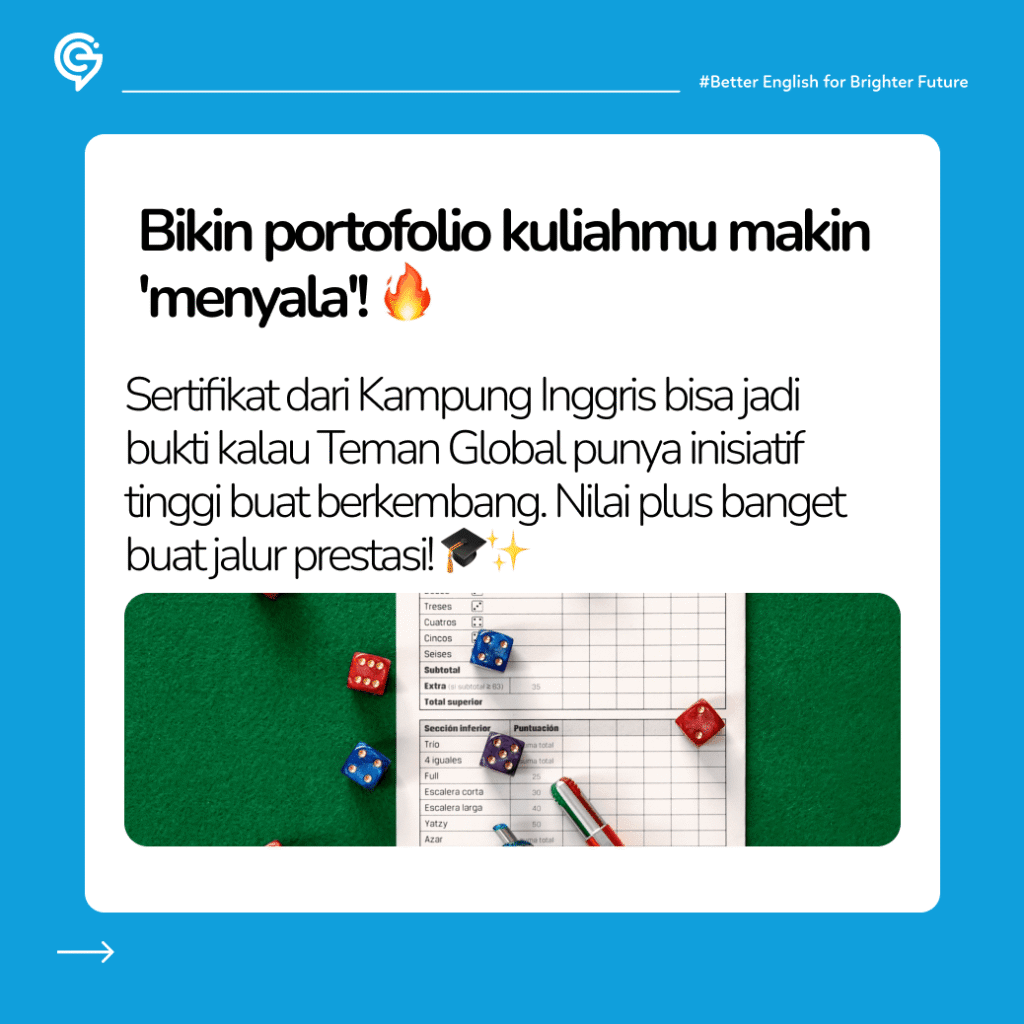 ilustrasi kampung inggris untuk anak SMA