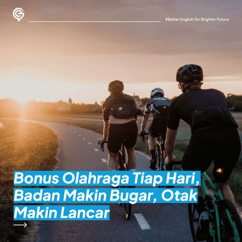 ilustrasi Sepeda Jadi Kendaraan Utama Kampung Inggris