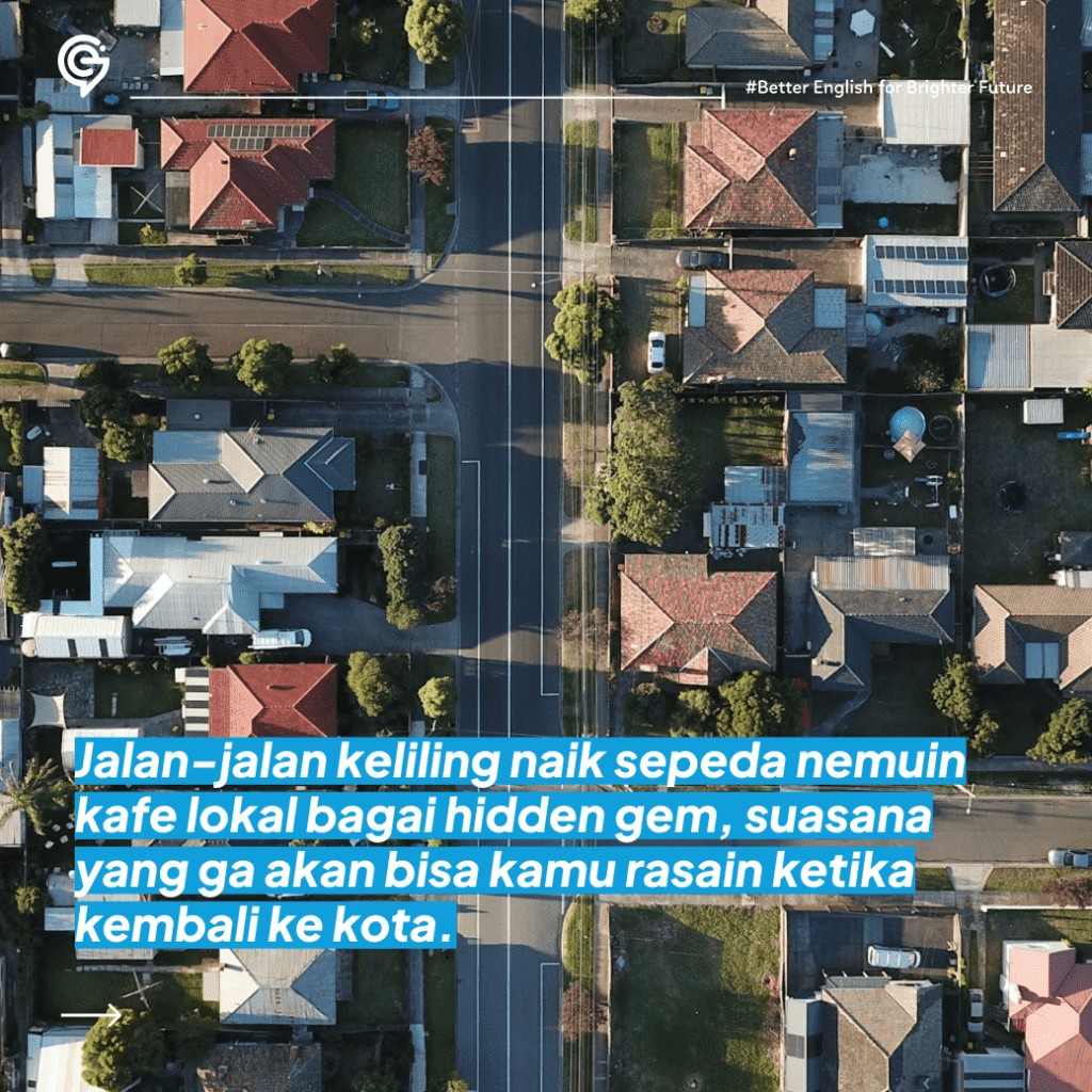 ilustrasi Suasana di Kampung Inggris