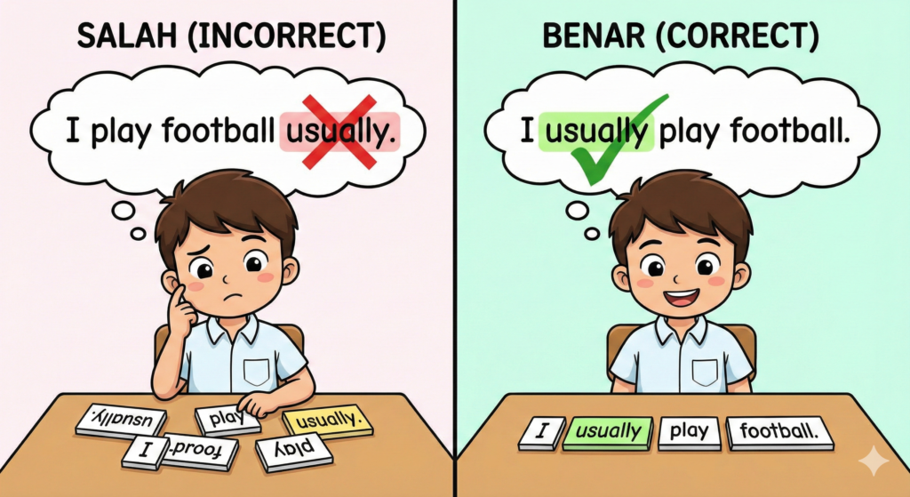 ilustrasi kesalahan grammar bahasa inggris