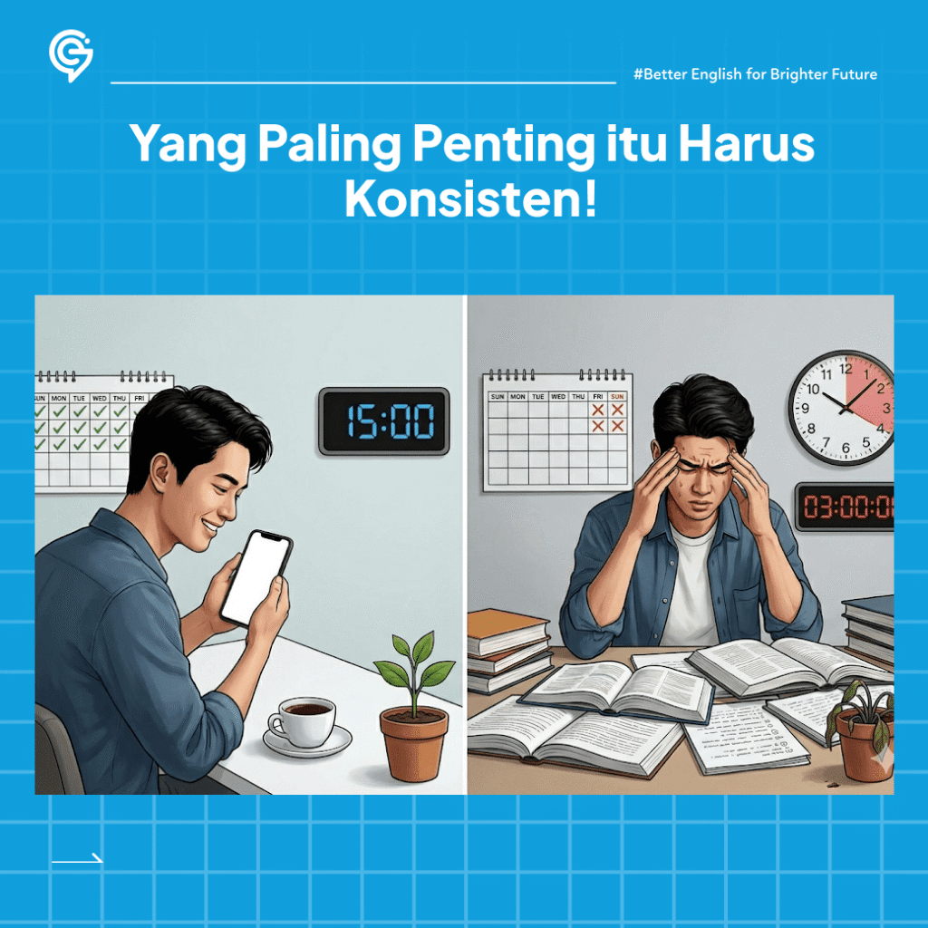 ilustrasi berapa lama belajar bahasa inggris