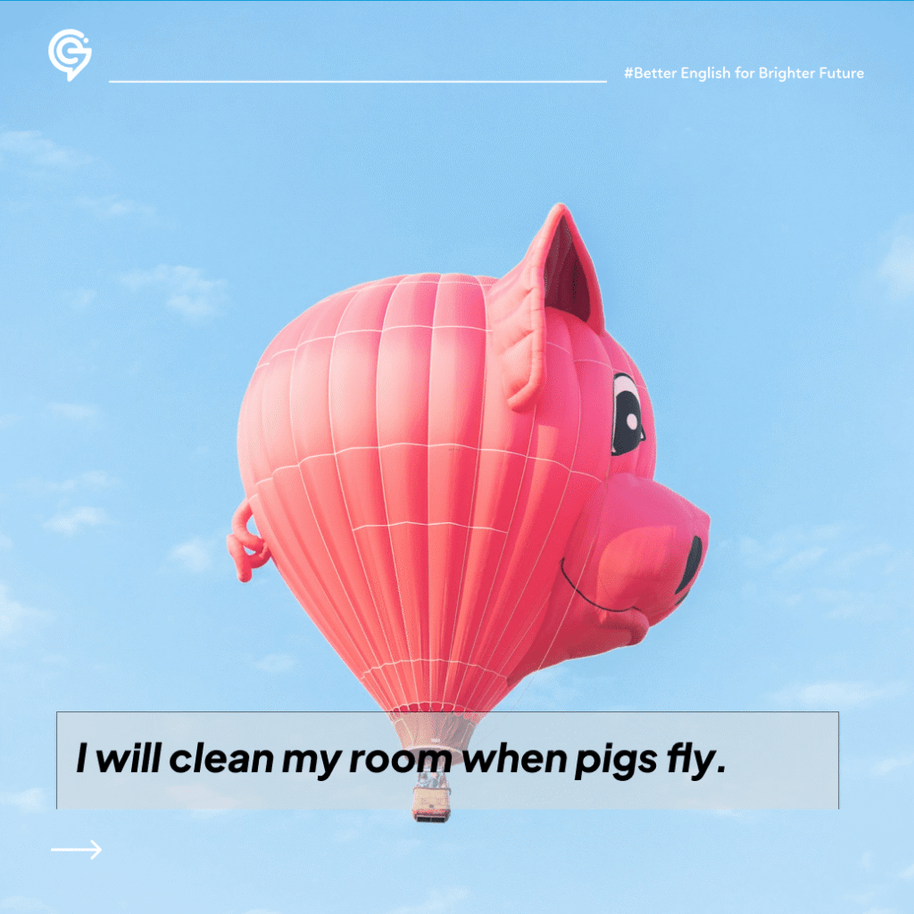 ilustrasi idiom bahasa inggris