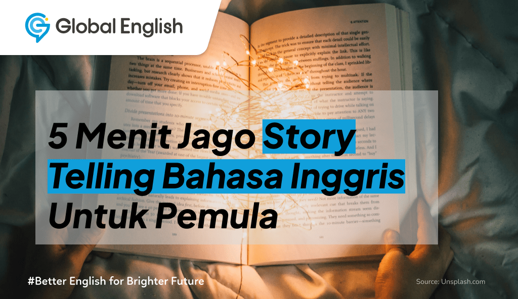 ilustrasi story telling bahasa Inggris