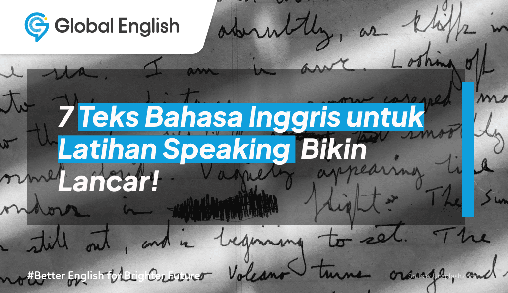 ilustrasi teks bahasa inggris untuk latihan speaking