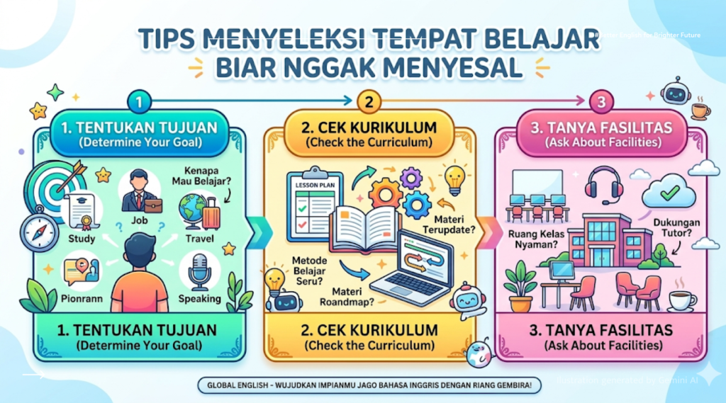 ilustrasi kursus bahasa inggris terbaik