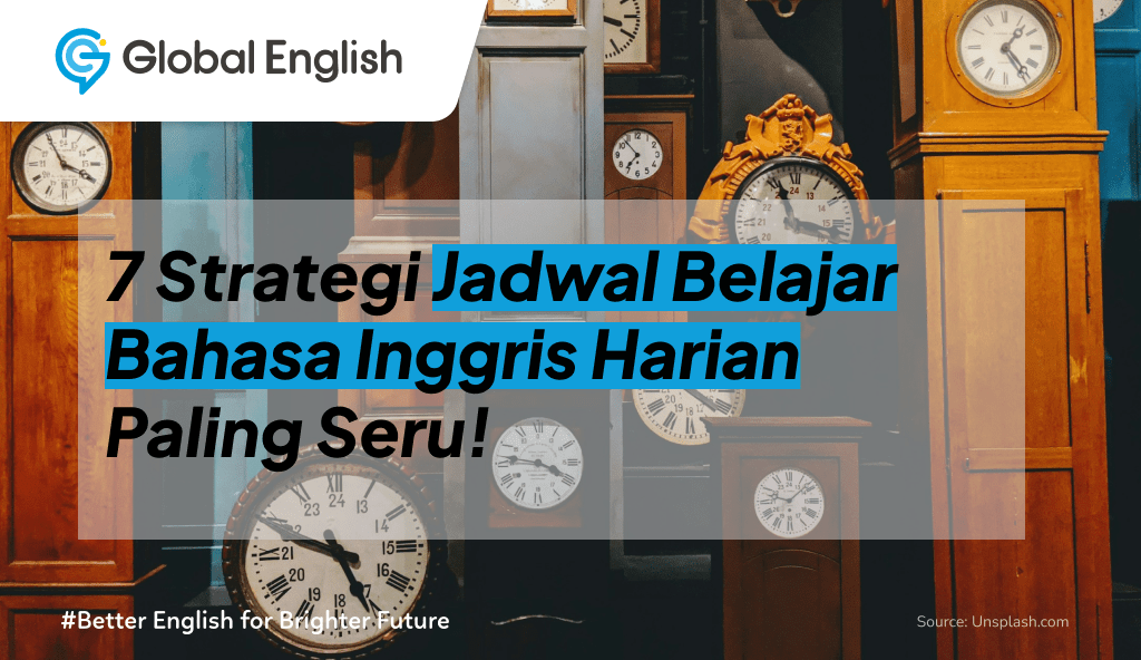 ilustrasi jadwal Belajar Bahasa Inggris Harian
