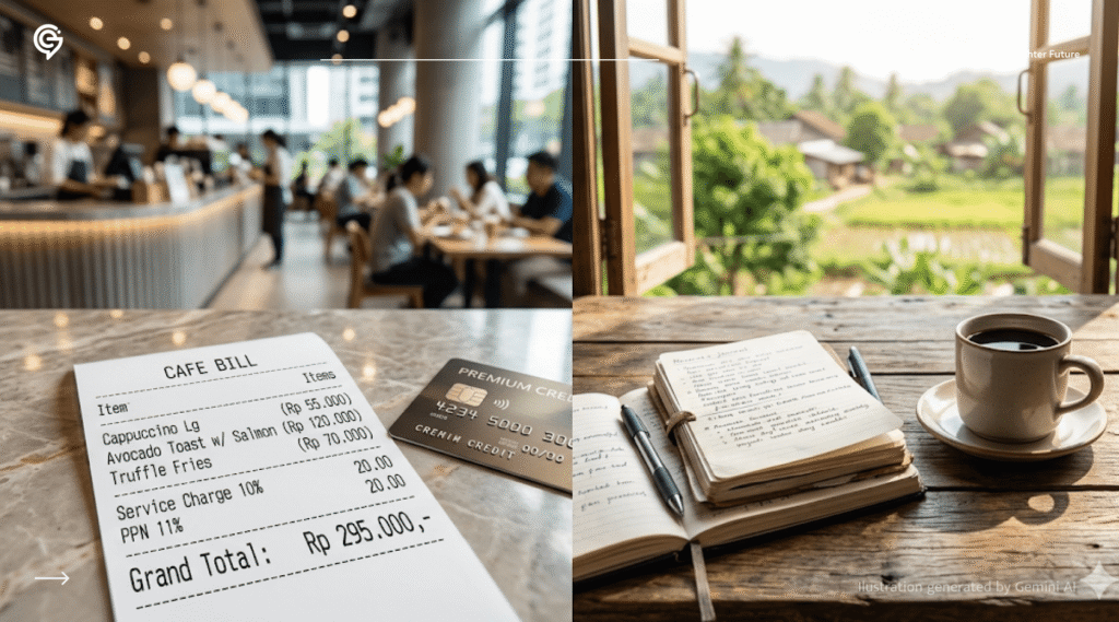 ilustrasi Kampung Inggris vs Kursus Kota