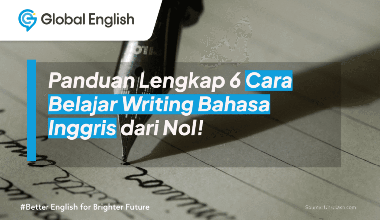 ilustrasi cara belajar writing bahasa inggris