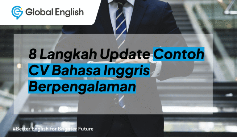 ilustrasi Contoh CV Bahasa Inggris Berpengalaman