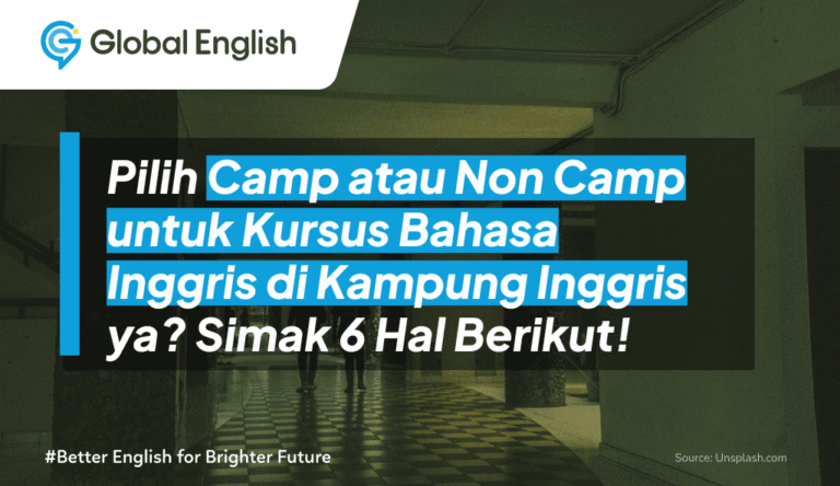 ilustrasi Camp atau Non Camp untuk Kursus Bahasa Inggris di Kampung Inggris