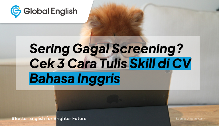 ilustrasi Skill di CV Bahasa Inggris