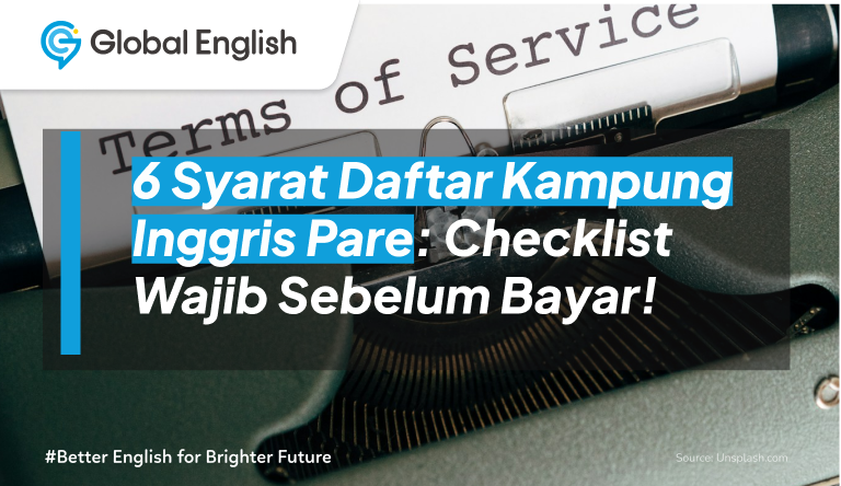 ilustrasi Syarat Daftar Kampung Inggris Pare