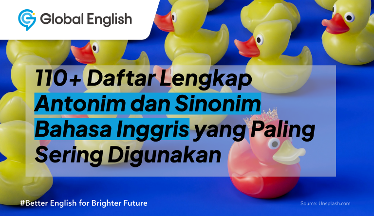 ilustrasi Antonim dan Sinonim Bahasa Inggris