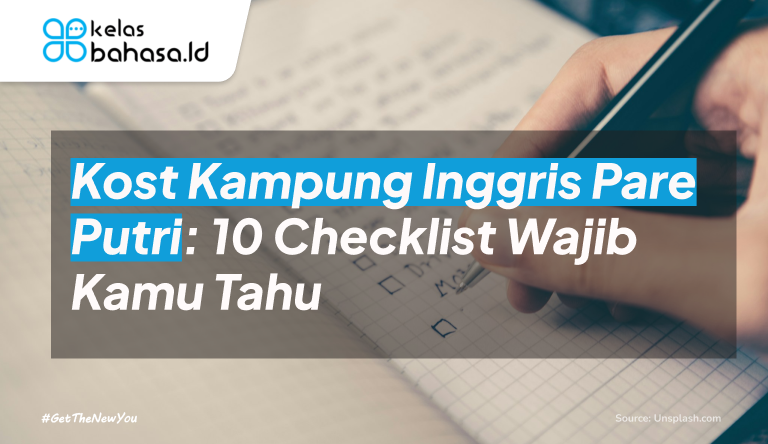 ilustrasi Kost Kampung Inggris Pare Putri