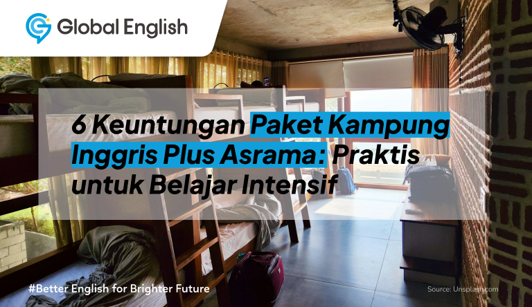 ilustrasi Paket Kampung Inggris Plus Asrama