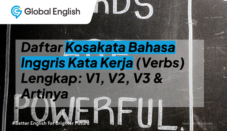 ilustrasi Kosakata Bahasa Inggris Kata Kerja
