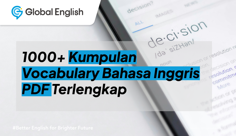 ilustrasi Kumpulan Vocabulary Bahasa Inggris PDF