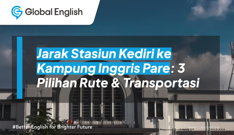 ilustrasi Jarak Stasiun Kediri ke Kampung Inggris Pare