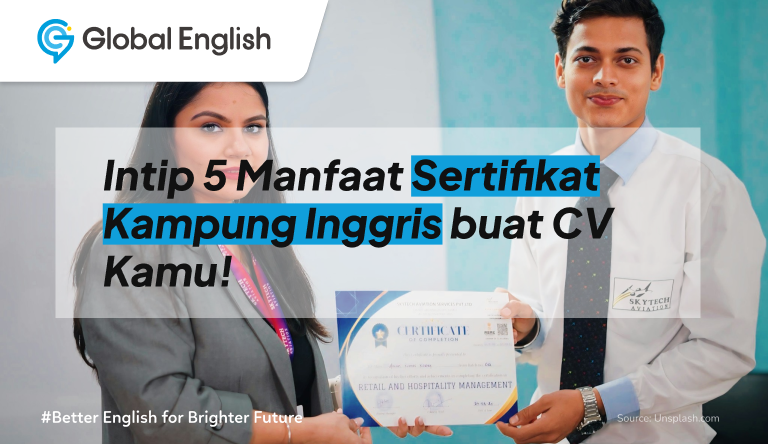 ilustrasi Sertifikat Kampung Inggris